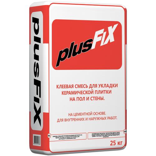 Клей д\плитки PlusFix  (25 кг) д/наружой и внутрен.облицовки