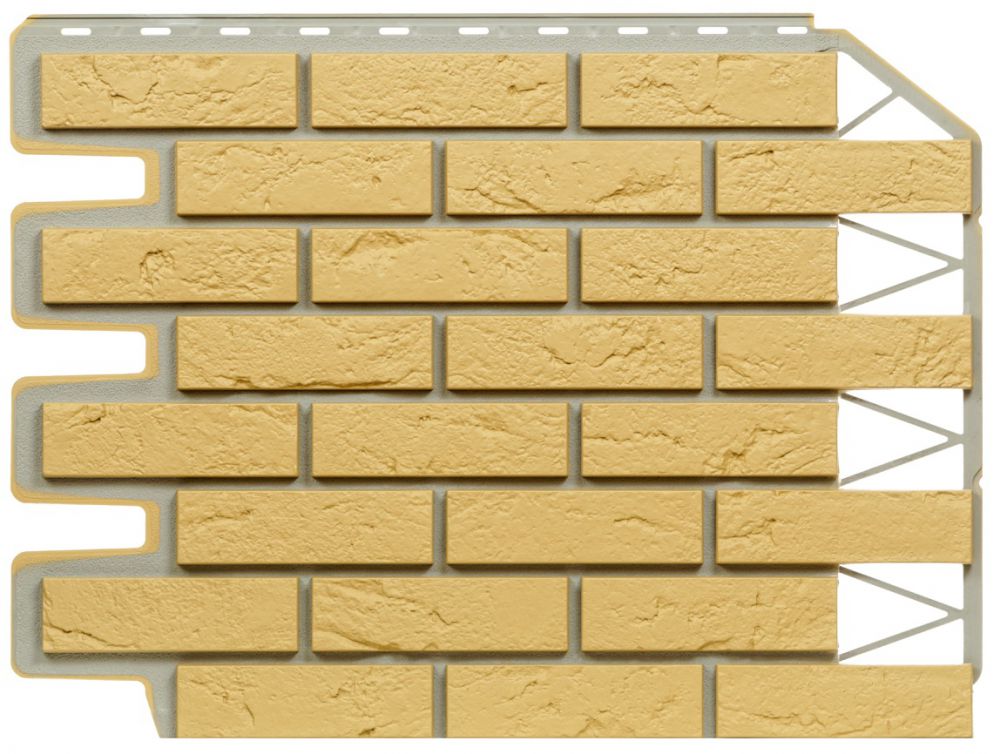 Баварский Кирпич песочный (0,795х0,595) 0,38м2